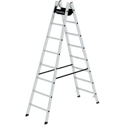 PROREGAL Sprossen-Stehleiter 2x8 Sprossen