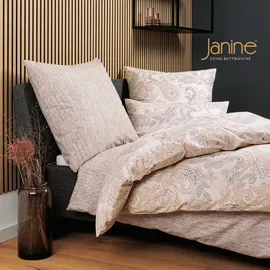 JANINE Cortino Ornamental Kupferfarben 155 x 220 cm + 80 x 80 cm