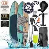 Aufblasbares SUP Board Set mit Sitz SHARK 300 nature