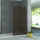 Belvit Duschwand Duschabtrennung Bronze mit Kupferprofil 8mm 90x200cm - Bronze