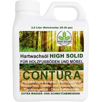 2,5 Liter Contura HARTWACHSÖL Premium High Solid Holzöl Parkettöl Fussbodenöl Möbelöl Wachs Holzwachs Farblos anfeuernd Hartöl Holzschutz