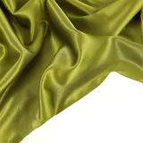 Vayliro 1m x 150cm Satin Stoff Glänzender Dicker Satinstoff Dekostoff zum Nähen Meterware Bezugsstoff Kleiderstoff Vorhangstoff für DIY Basteln Bühnenkostüme Hochzeitskleid Dekorieren,Olivgrün
