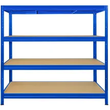 Mammut Weitspannregal Stahl 200 x 150 x 60 cm Blau