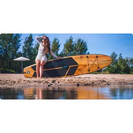 Thunder SUP Board 350 x 81 x 15 cm Braun/Schwarz
