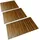 vidaXL Badematte Braun 80 x 50 cm