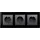 McPower Steckdosen Set McPower Flair ''Beginner 3S-Style'' anthrazit, - Glasrahmen