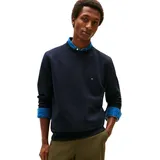 Tommy Hilfiger Herren. MW0MW37232 Essential Fleece Crew Neck Regular Fit, blau XL,