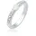 ELLI PREMIUM Verlobungsring Glas Kristalle Synthetischer Opal 925 Sterling Silber silberfarben 52 mm