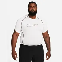 Nike Pro Dri-FIT Funktionsshirt kurzarm Herren white/black/black XXL