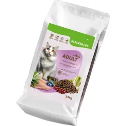 5 kg Lecker.Pet® Mia's Adult Herzhaftes Geflügel Katzenfutter Trockenfutter Vollnahrung