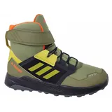 Adidas Terrex Trailmaker High Cold.RDY Hiking Shoes Wanderschuhe, Focus Olive/Pulse Olive/Impact orange, 36 2/3