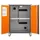 Cemo GmbH Premium Akku-Ladeschrank 89 x 111 x 66 cm orange