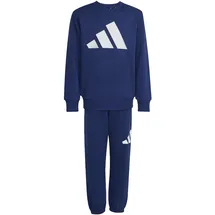 adidas Trainingsanzug Kinder Dkblue/White 152