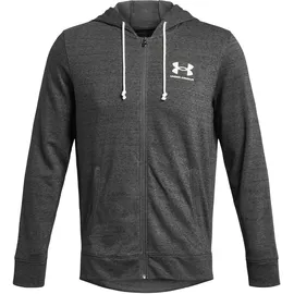 Under Armour Rival Terry Sweatjacke Herren 025 castlerock light heather/onyx white L
