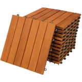 Holzfliese Akazie 11er-Set 30x30cm