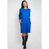 Jerseykleid SEIDEL MODEN Gr. 36, N + K Gr, blau Damen Kleider Freizeitkleider