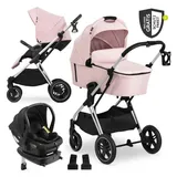 hauck Kinderwagen, Kinderwagen 3 in 1 4in1 Kinderwagen-Set Vision X Trio Set - inkl. i-Size