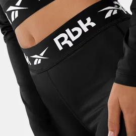 Reebok CORE Fitness Training Ruched Legging Damen Schwarz L