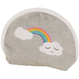 Smithy Kulturbeutel Wolkenweich Regenbogen grau