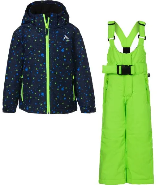 McKINLEY Kinder Anzug KK.-Anzug Toni III kds +, AOP/NAVY DARK/GREEN, 104