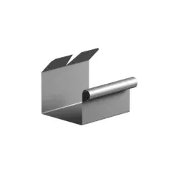 SAREI Kastenrinnenverbinder, Nennweite: 75 mm, Aluminium - silberfarben