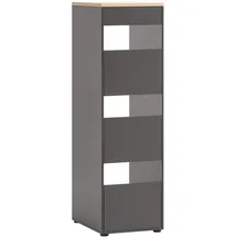 Schildmeyer Solea Wäscheschrank 45,1 x 60 x 154,7 cm Anthrazit/Grau