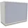 FM Büromöbel Rollladenschrank Kunststoff 100,0 x 44,2 x 78,1 cm grau 1 Fachboden