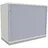 FM Büromöbel Rollladenschrank Kunststoff 100,0 x 44,2 x 78,1 cm grau 1 Fachboden
