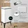 Wellhome WELL HOME MOBILIARIO - DECORACIÓN Intelligenter Mülleimer mit automatischem Öffnen oder Handkontakt, 50 l, 35,5 x 26 x 83,5 cm, weiß.