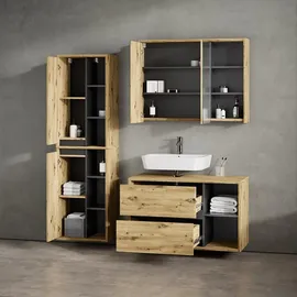 livinity® Vomano 3-tlg. Artisan-Eiche