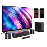 ULTIMEA 5.1 Surround Sound System, Soundbar für TV Geräte mit App Steuerung, Soundbar mit Subwoofer, 2 Surround Lautsprechern, Heimkino Soundsystem mit verstellbarem Bass, Bluetooth 5.3, Aura A30