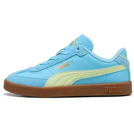 Puma Club II Kids Vibrant Blue/Apple Spritz 35