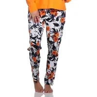Normann Schlafanzug Pyjama Hose lang Mix & Match floralen