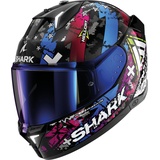 Shark Skwal i3 Hellcat, Integralhelm - Schwarz/Silber/Blau - XXL