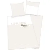 Herding Young Collection Lieblingspapa Bunt 135 x 200 cm + 80 x 80 cm
