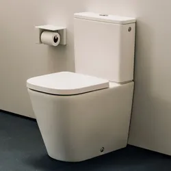 LAUFEN MEDA Stand-WC für Kombination, spülrandlos, Badkeramik, weiß