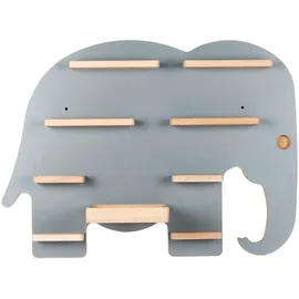BOARTI Kinderregal Elefant grau 38 Tonies Holz