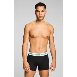 Puma MEN EVERYDAY PLACED LOGO BOXERS 2P mint / grau melange XL 2er Pack
