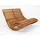 prestige home living outdoor Ergonomische Doppelschwungliege 150 x 120 x 66 cm Braun