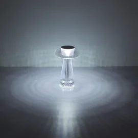 GLOBO LED Tischlampe Silber