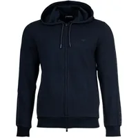 Emporio Armani Basic Terry Reißverschlusspullover - Navy - XL