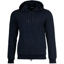 Emporio Armani Basic Terry Reißverschlusspullover - Navy - XL