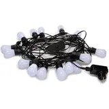 Vellight LED-Lichterkette 15 m Weiß Schwarz