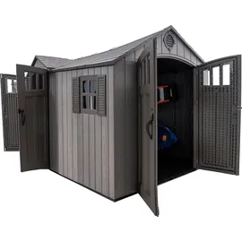 Lifetime Gerätehaus Neptun 2,43 x 6,1 x 2,41 m dunkelgrau