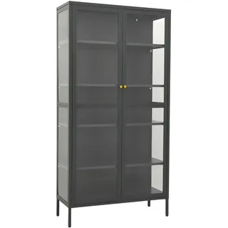 vidaXL Vitrine 90 x 40 x 180 cm Anthrazit