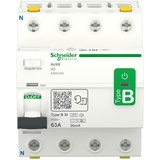 Schneider Electric Fehlerstrom-Schutzschalter Acti9-iID 4-polig 63A 30mA Typ B-SI (A9Z61463)