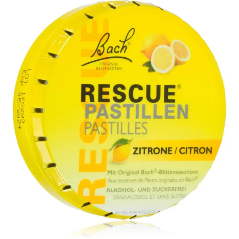 Bach® Flower Remedies RESCUE® Pastiles Pastillen mit Pflanzenextrakten Geschmack Lemon 50 g