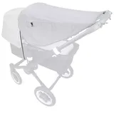 Liebes Von Priebes Sonnensegel Johanna Musselin Grey, Grau
