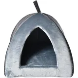 dehner lieblinge Kuschelhöhle Cleo, Katzenhöhle/Hundehöhle indoor/komfortabel, inkl. Liegekissen, ca. 40 x 35 x 40 cm,