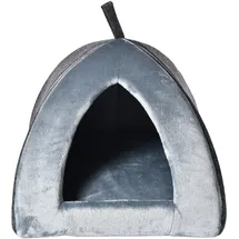 dehner lieblinge Kuschelhöhle Cleo, Katzenhöhle/Hundehöhle indoor/komfortabel, inkl. Liegekissen, ca. 40 x 35 x 40 cm,